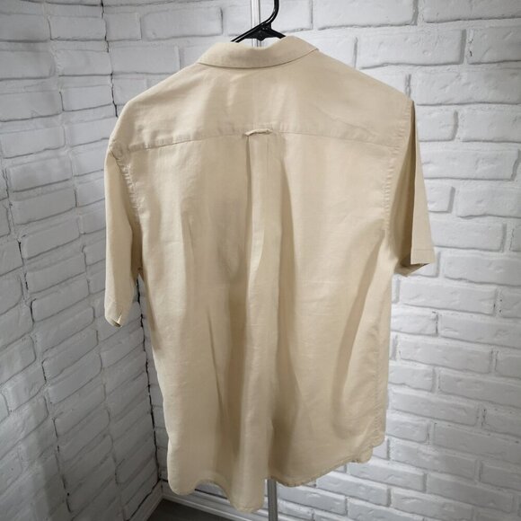 2 / $30.00 - Joe Fresh Men's Size Large Beige Straight Fit Casual Shirt - Picture 2 of 10